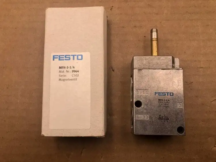Used FESTO MFH-3-1/4 Solenoid Valves Pennsylvania US | Moses B Glick #989669