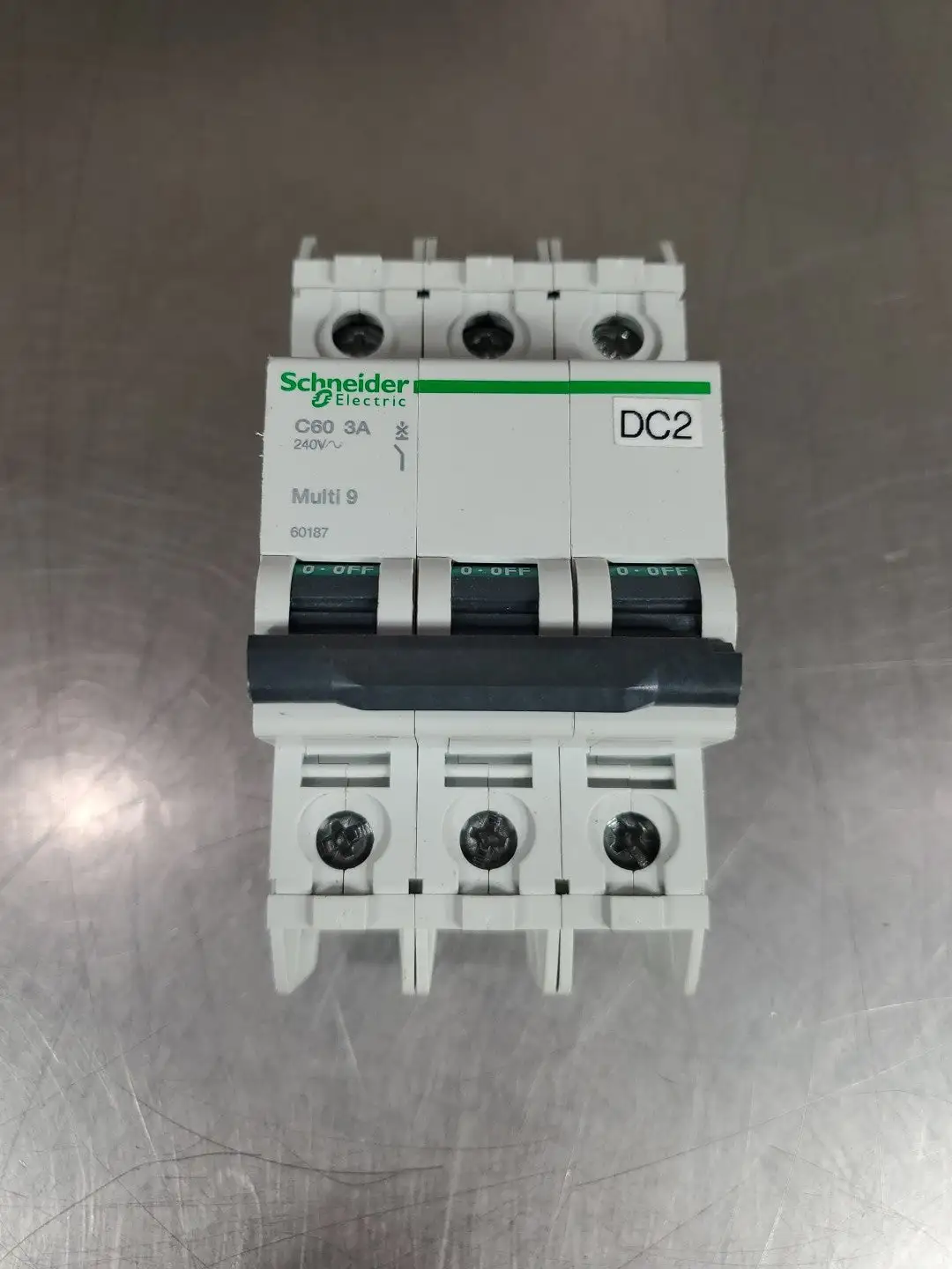 Used Schneider Electric C60 4A MULTI 9 CIRCUIT BREAKER, 1 POLE, 277VAC Circuit Breakers South Carolina US | Palmetto Automation #1151483