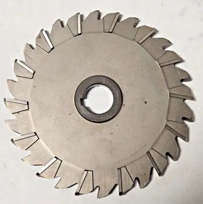 Niagara Milling Cutter 8" x .4375 x 1-1/4 HIGH SPEED STEEL HSS resharpened