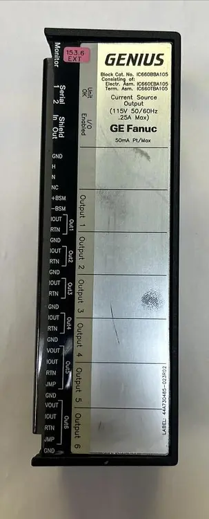 Used GE FANUC IC660BBA105 PLC Input & Output Ohio US | Surplus Asset Holdings #1225646