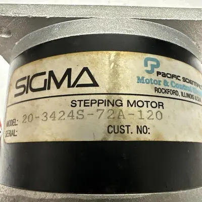 Used SIGMA 20-3424S-72A-120 Industrial Controls Ohio US | Surplus Asset Holdings #1244777