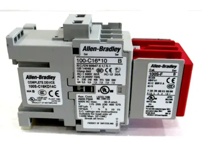 ALLEN BRADLEY 100S-C16KD14C SAFETY CONTACTOR 100S-C16KD14C NEW, SURPLUS