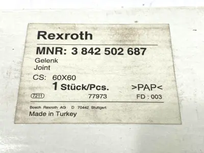 New | in-Stock Rexroth Aluminum Joint 60X60 Misc Fasteners Michigan US | Maverick Industrial Sales #1507277
