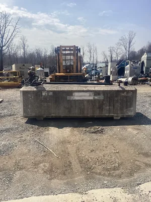 Bambacigno Above Ground 500 Gallon Concrete Fuel Tank; Steel Lined