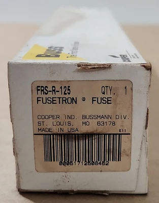 NEW Bussmann FRSR125