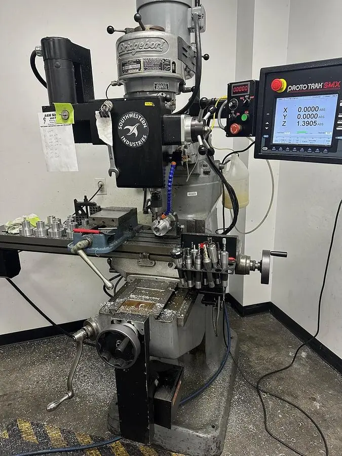 USED 1980 BRIDGEPORT SERIES I WITH A PROTO TRAK SMX CONTROL