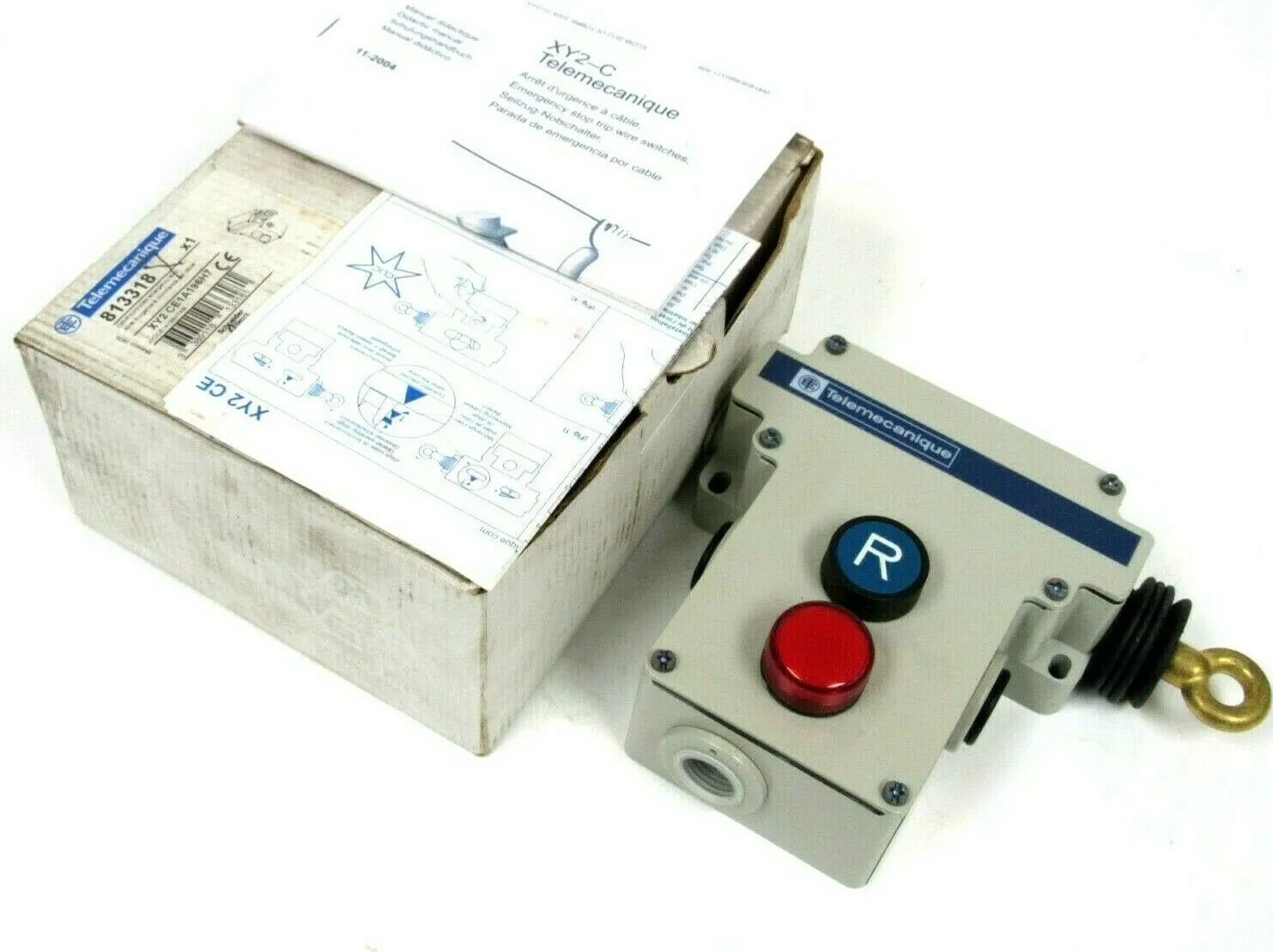 NEW TELEMECANIQUE XY2-CE1A196H7 EMERGENCY STOP SWITCH XY2CE1A196H7