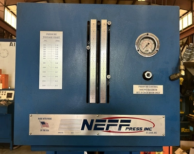 Used 2004 NEFF NEFF D25-5HS PRESS C-Frame Presses Tennessee US | Alma Machinery #1327039