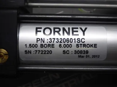 Forney 37320601SC Pneumatic Cylinder 1.5" Bore 6" Stroke SP-4913-09/12 Used