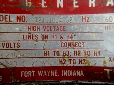 USED GENERAL ELECTRIC 9T21B1004 G2