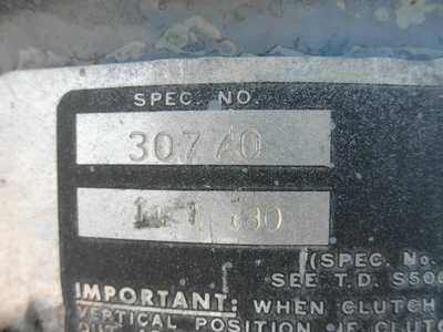 USED TWIN DISC C 107 SP6