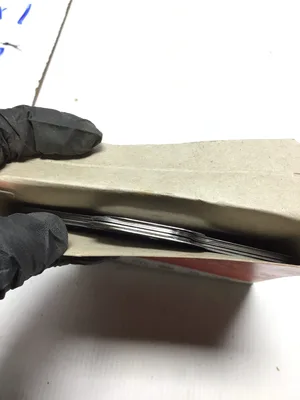 Precision Stainless Slotted Shim Slot Size 1-5/8″ Size D 5″x5″ Gauge .015 (2)