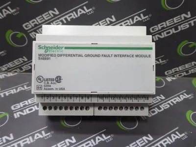 Schneider S48891 MDGF/SGR Masterpact / PowerPact Ground Fault Interface Used