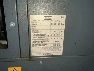 USED 2011 ATLAS COPCO GX7 FF