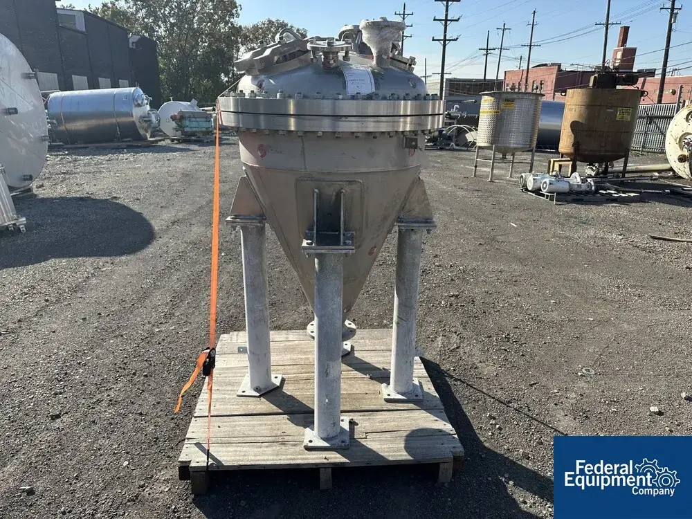 USED Zeppelin Systems 90 gal Zeppelin Receiver Tank, 304 S/S, 3 Bar