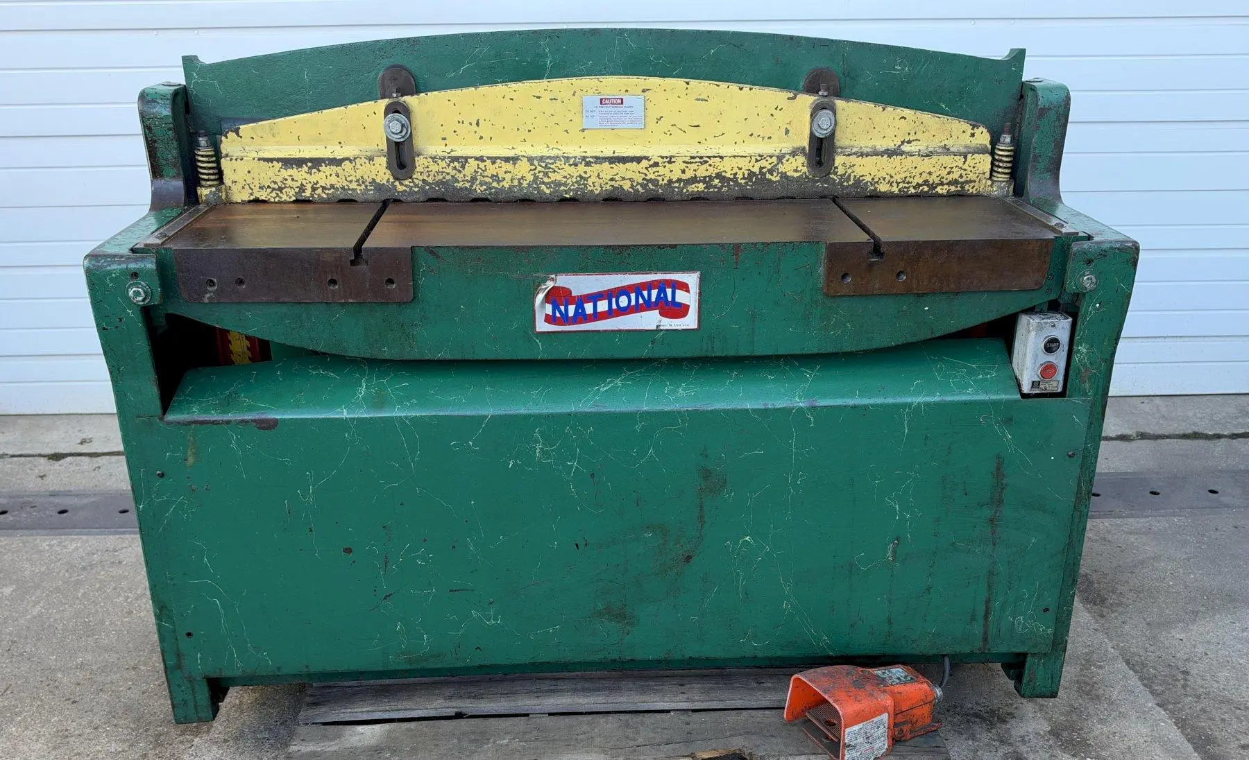 Used NATIONAL NH5210 Power Squaring Shears (Gauge) Ohio US | Portage Packaging Systems, Inc. #1572017