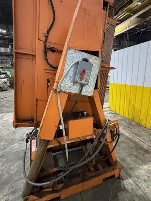 4400 LBS x 55" x 48" x 60" CHERRY HYDRAULIC PALLET INVERTER / ROTATE / FLIPPER: STOCK #23736