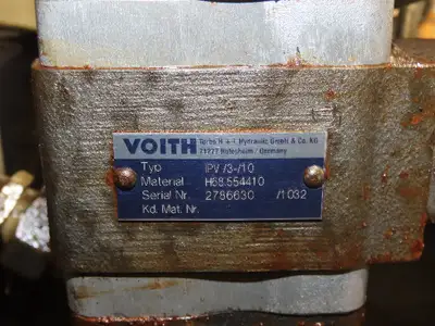 Voith IPC 5-50 101 2-Pump Hydraulic Power Unit 100 Gal 20 GPM 3000 PSI 40Hp 480V