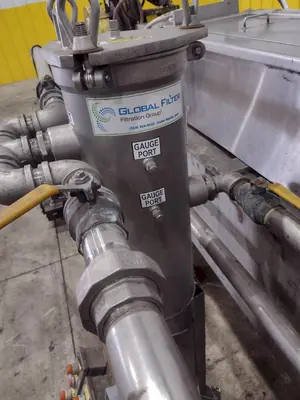 4" CAPACITY ULTRASONIC BAR & TUBE CONTINUOUS WASHER: STOCK #22589