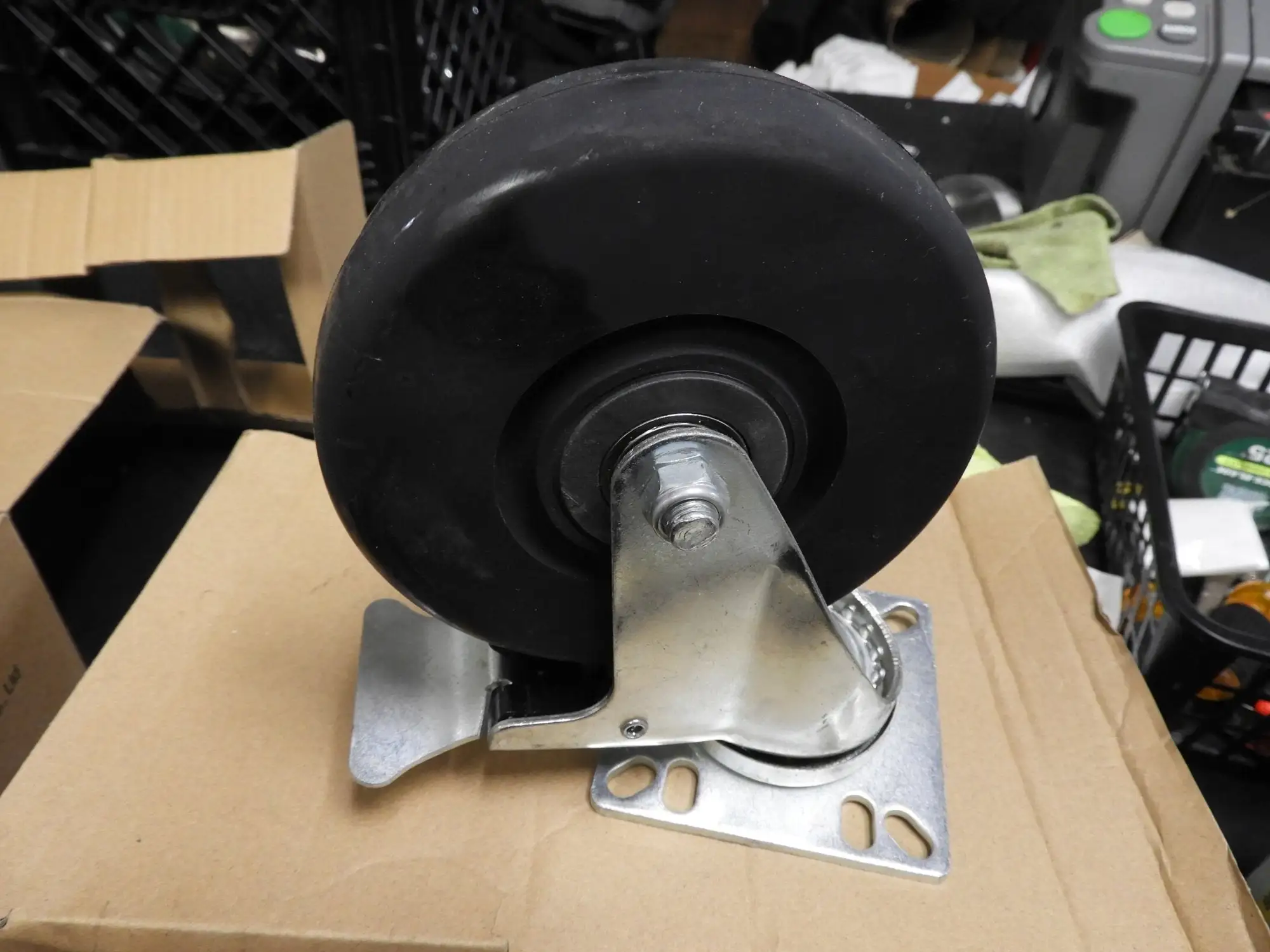 New | in-Stock Isaac Peoria New Shenzhen 5" Swivel Caster Wheel With Lock C IP Casters Illinois US | Falcon Restaurant Supply #1376555