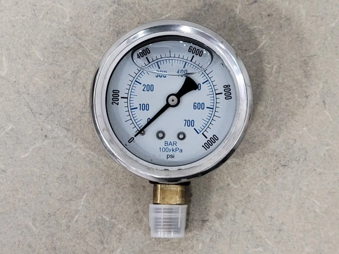 2-1/2" Pressure Gauge 0-10000 PSI