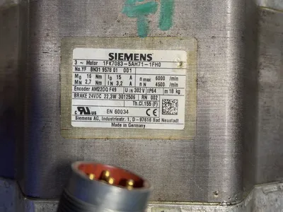 USED SIEMENS 1FK70835AH711FH0