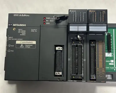 Used MITSUBISHI A1SJHCPU A1SX42 A1SY41 Programmable Logic Controllers Ohio US | Surplus Asset Holdings #1237101