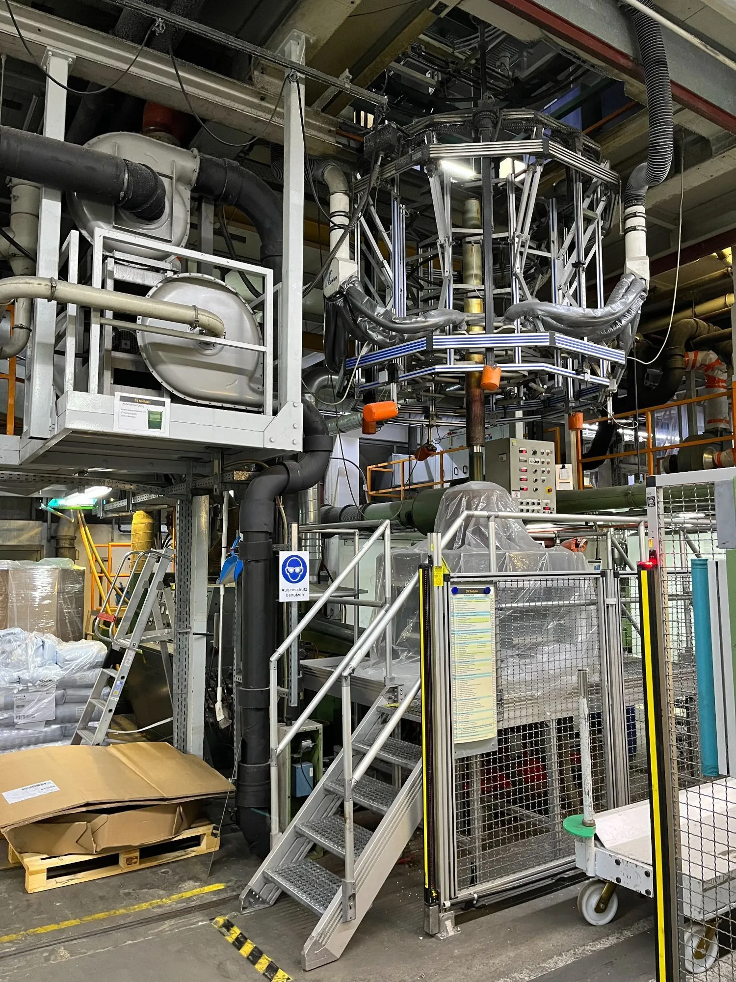 USED 1979 W & H Blown film line