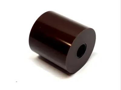 USED MISUMI URETHANE BUMPER 50MMX50MM COUNTERBORE M12