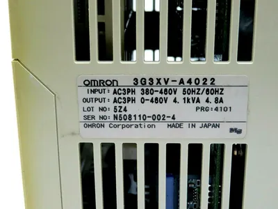 NEW OMRON 3G3XV-A4022 INVERTER 380/460VOLTS 50Hz/60HZ 3G3XVA4022