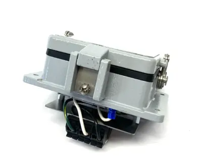 USED MENCOM PANEL INTERFACE CONNECTOR W/ GFCI DUPLEX OUTLET, NO RESET