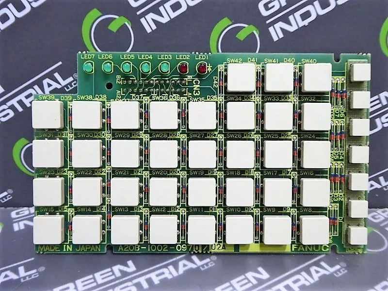 Fanuc A20B-1002-0970/02A Keyboard for Teach Pendant / HMI Device Used