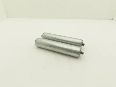 Hytrol 1.9"x 9"BF Steel Gravity Conveyor Roller 7/16" Hex Axle  Lot of 2