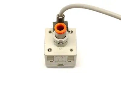 ISE30A-N7H-B | SMC  Digital Pressure Switch w/ Cable 4-Pin M8 Connector 12-24VDC - Used
