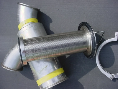 USED FLOWTECH 4" STRAINER 54 Y STRAINER FILTER