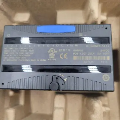 New | in-Stock GE GE IC200MDL741J OUTPUT 24VDC POS LOGIC GROUPED ESCP .5A 16PT PLC Input & Output | ND Industrial Surplus #1221843