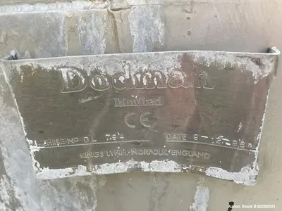 Used Dodman Ltd. Blanching System – Rotary Drum Blancher & Chiller