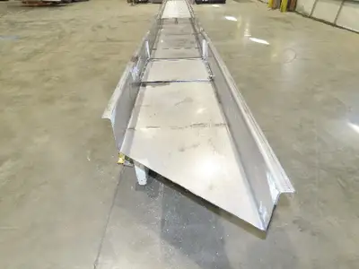 Link-Belt 18"x19' Stainless Vibrating Shaker Feeder Conveyor Food Process