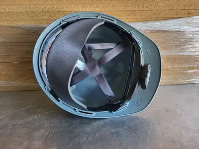 Grey V Guard Hard Hat