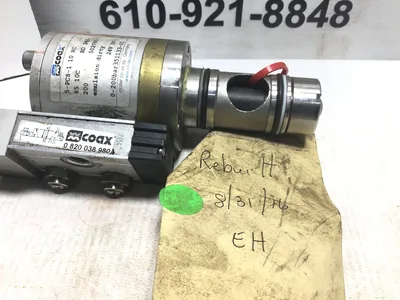 Coax 0820038980 Emulsion Dirty 0-200 bar Valve 24VDC Coax 502785