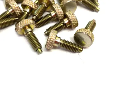 New | in-Stock Vlier Plunger Screw Knurled Knob M6x1.0, 0.512" Thread Length 19-PACK Nuts & Screws Michigan US | Maverick Industrial Sales #1456767