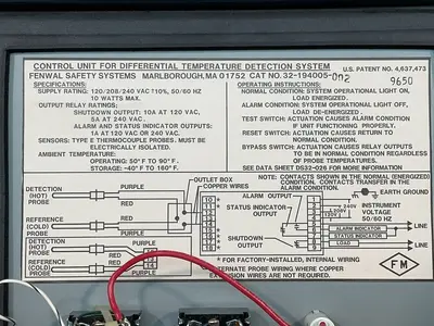 Used FENWAL DELTA PC Temperature Monitoring Ohio US | HGR 24 #1263452