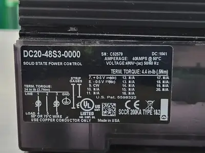 USED WATLOW DC20-4853-0000
