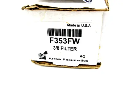 NEW ARROW PNEUMATICS F353FW 3/8" FILTER F353 FW