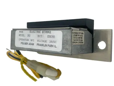 NEW FOLGERS ADAMS 202 ELECTRIC STRIKE 24VDC 4RM51