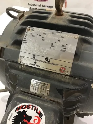 Emerson HVW7E2B-C Industrial Electric Motor 3PH 7.5HP