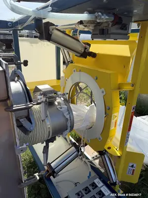 Used Flexicon Bulk Bag Unloader with Chain-Vey Conveying System – 4,000 lb Capacity Super Sack Discharge Station