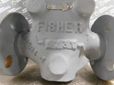 Fisher Actuated Valve Assembly 1" Body Type F7 Port 3/4" CL300/740 PSI CWP Used