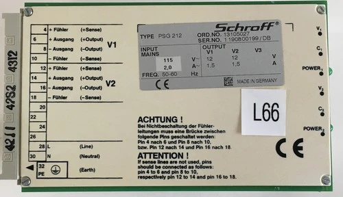 Used Schroff PSG212 Miscellaneous MRO Indiana US | J&J Industrial Supply #524967
