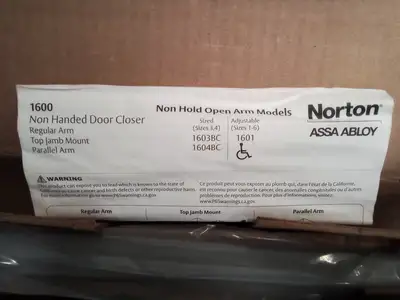 Used ASSA ABLOY Norton Assa Abloy 1RM12 Flooring, Windows, and Doors US | Infinity wholesale & Supply LLC #1305803